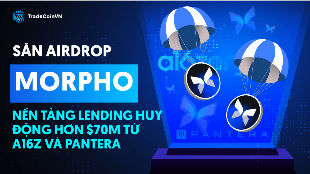 Săn Airdrop: Morpho - Nền tảng Lending huy động hơn $70M từ a16z và Pantera