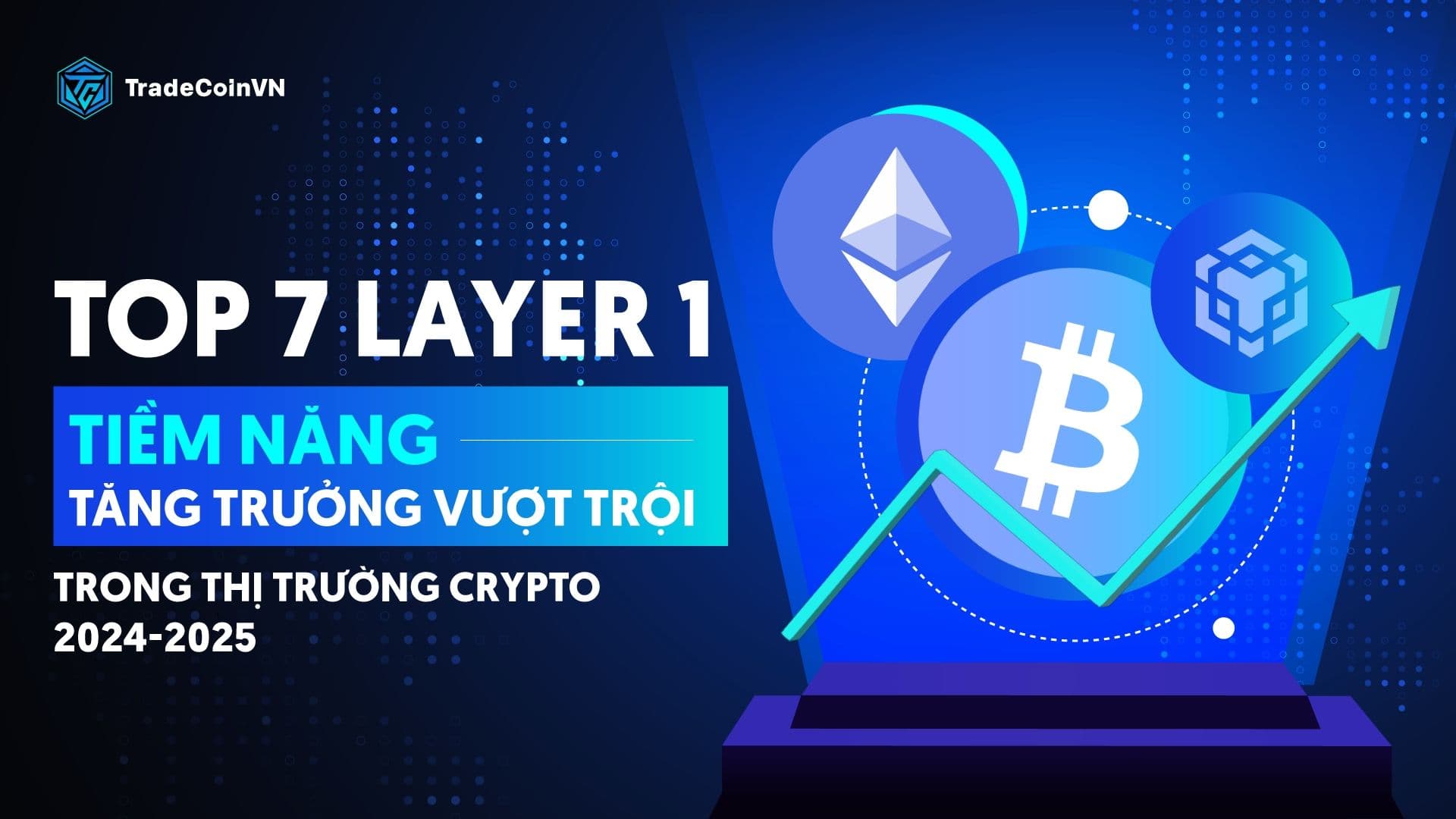 TOP 7 Layer 1 tiềm năng tăng trưởng vượt trội trong chu kỳ crypto 2024-2025