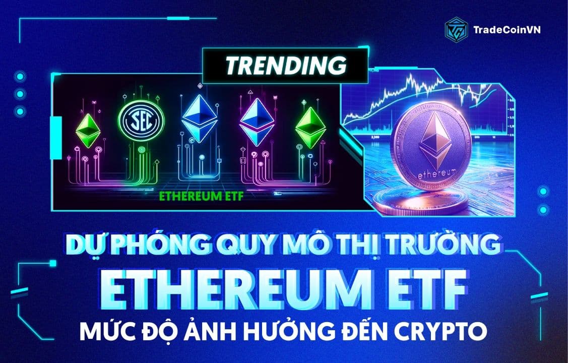 Dự phóng quy mô thị trường Ethereum ETF & mức độ ảnh hưởng đến thị trường Crypto