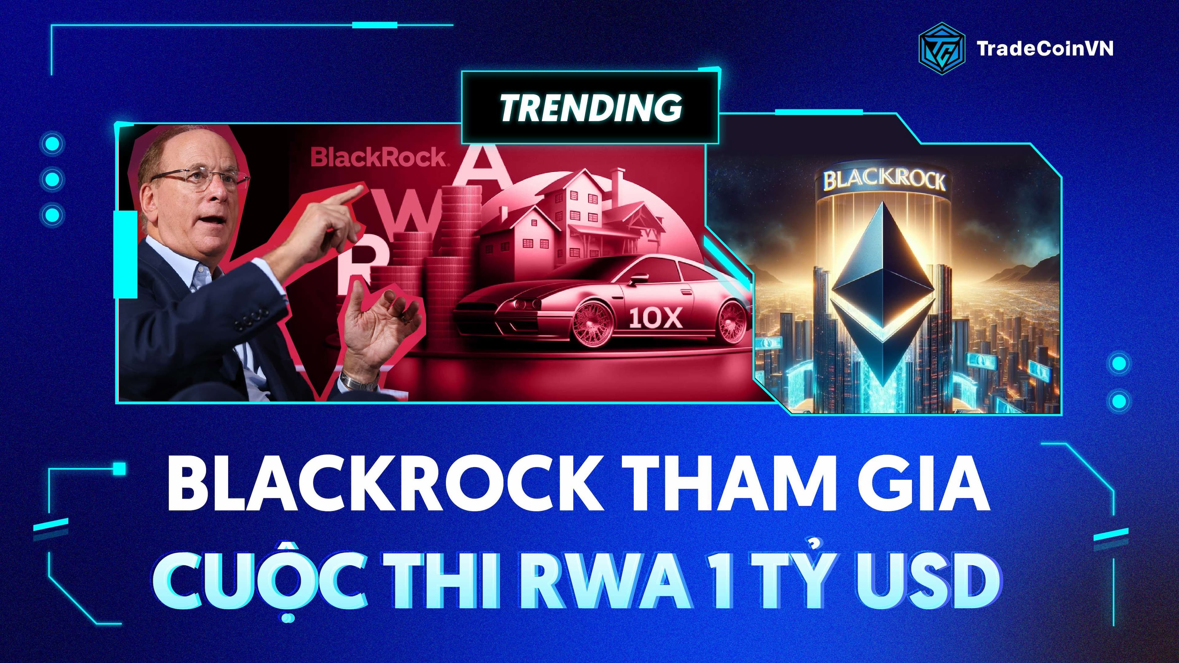 Thấy gì từ việc BlackRock tham gia cuộc thi về RWA trị giá 1 tỷ USD?